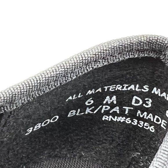 Capezio Womens Size 6 6M 3800 Mary‎ Jane Black Patent Buckled Dance Tap Shoes - Picture 14 of 14